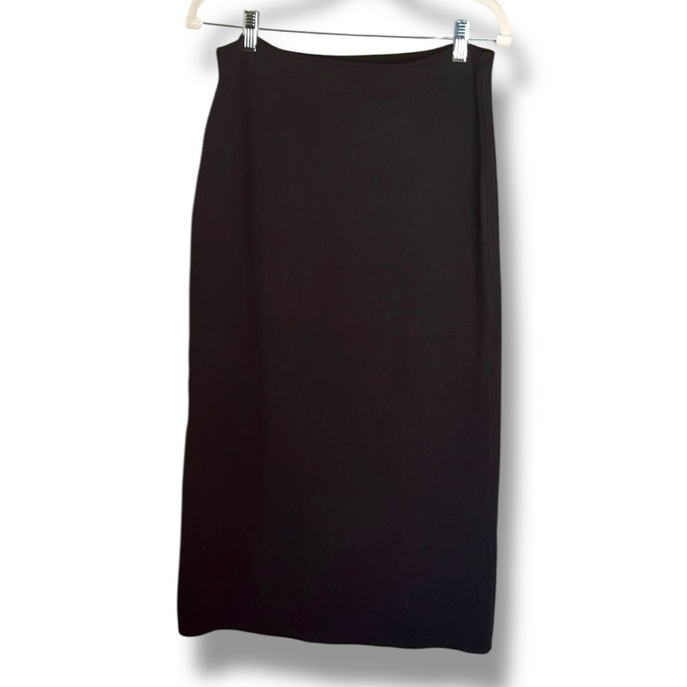 NWT Zara Knit Maxi Skirt Size Large Normcore Business Casual Classic